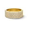 Thumbnail Image 1 of 1 CT. T.W. Certified Lab-Grown Diamond Multi-Row Band in 14K Gold (F/VS2)
