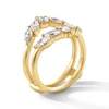 Thumbnail Image 2 of 1-1/2 CT. T.W. Pear-Shaped and Marquise-Cut Certified Lab-Grown Diamond Solitaire Enhancer in 14K Gold (F/VS2)