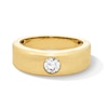 Thumbnail Image 1 of 1/2 CT. Certified Lab-Grown Diamond Solitaire Beveled Edge Band in 10K Gold (F/VS2)