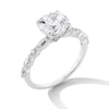 Thumbnail Image 3 of 2-3/8 CT. T.W. Certified Lab-Grown Diamond Alternating Shank Engagement Ring in 14K White Gold (F/VS2)