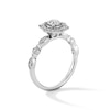 Thumbnail Image 2 of 7/8 CT. T.W. Diamond Frame Art Deco Vintage-Style Engagement Ring in 14K White Gold