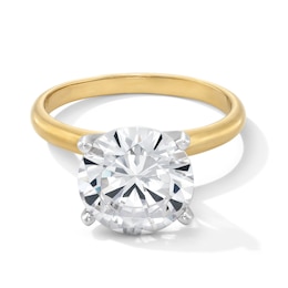 4 CT. Certified Lab-Grown Diamond Solitaire Engagement Ring in 14K Gold (F/VS2)