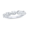 Thumbnail Image 1 of 2 CT. T.W. Pear-Shaped Certified Lab-Grown Diamond Five Stone Anniversary Band in 10K White Gold (F/VS2)