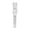 Thumbnail Image 2 of 2 CT. T.W. Pear-Shaped Certified Lab-Grown Diamond Five Stone Anniversary Band in 10K White Gold (F/VS2)