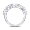 Thumbnail Image 3 of 2 CT. T.W. Pear-Shaped Certified Lab-Grown Diamond Five Stone Anniversary Band in 10K White Gold (F/VS2)