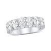 Thumbnail Image 1 of 3-5/8 CT. T.W. Oval Certified Lab-Grown Diamond Anniversary Band in 14K White Gold (F/VS2)