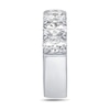 Thumbnail Image 2 of 3-5/8 CT. T.W. Oval Certified Lab-Grown Diamond Anniversary Band in 14K White Gold (F/VS2)