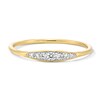 Thumbnail Image 1 of 1/10 CT. T.W. Diamond Graduated Seven Stone Stackable Band in 10K Gold