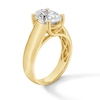 Thumbnail Image 2 of 3 CT. Oval Certified Lab-Grown Diamond Solitaire Thick Shank Engagement Ring in 14K Gold (F/VS2)