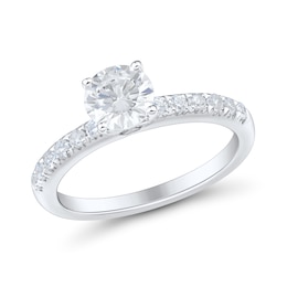 1-1/4 CT. T.W. Diamond Engagement Ring in 14K White Gold