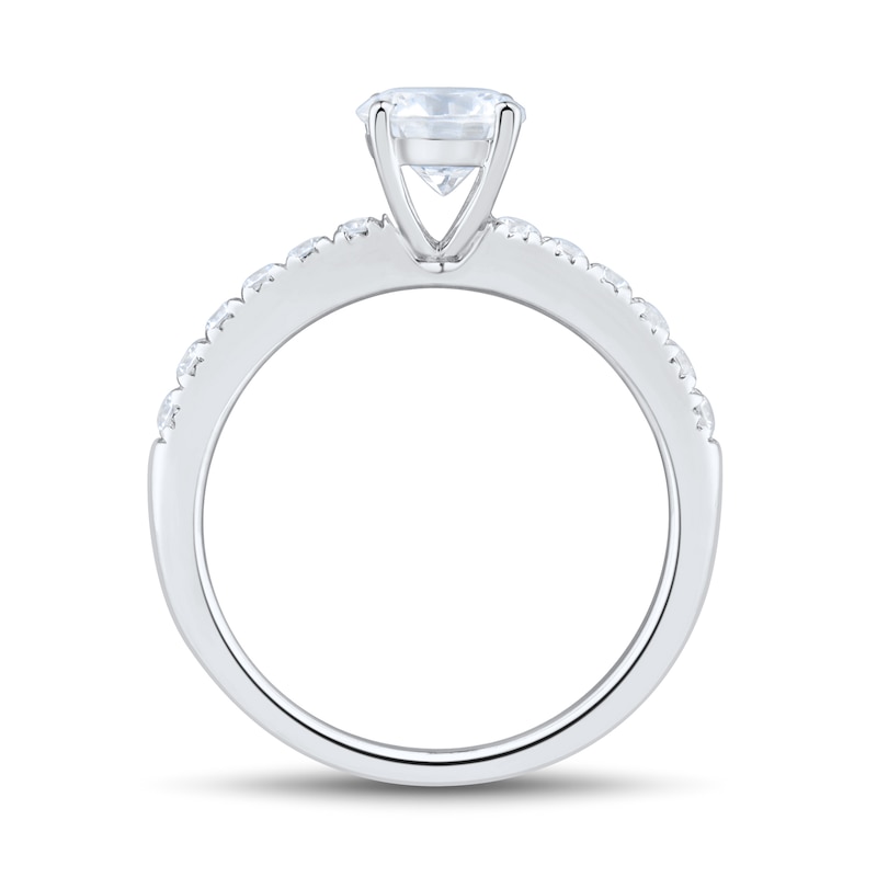Main Image 2 of 1-1/4 CT. T.W. Diamond Engagement Ring in 14K White Gold