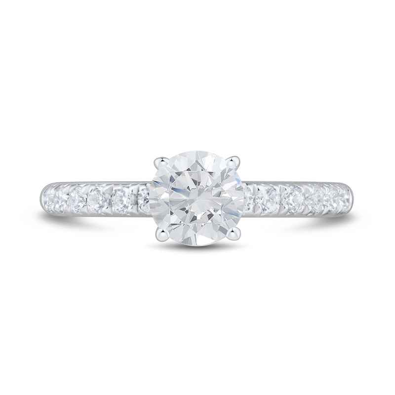 Main Image 3 of 1-1/4 CT. T.W. Diamond Engagement Ring in 14K White Gold