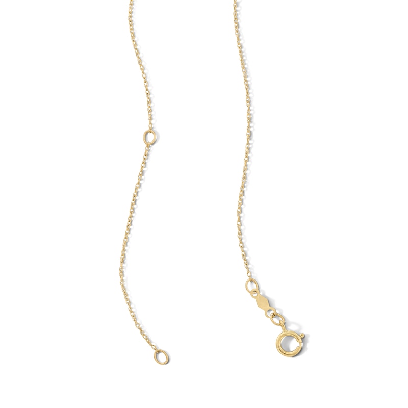 Main Image 3 of “Mama” Vertical Bar Pendant in Solid 10K Gold