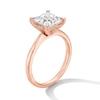 Thumbnail Image 2 of 2-1/2 CT. T.W. Princess-Cut Certified Lab-Grown Diamond Solitaire Hidden Halo Engagement Ring in 14K Rose Gold (F/VS2)