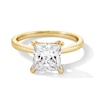 Thumbnail Image 1 of 2-1/2 CT. T.W. Princess-Cut Certified Lab-Grown Diamond Solitaire Hidden Halo Engagement Ring in 14K Gold (F/VS2)