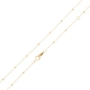 Thumbnail Image 1 of 1.8mm Bead Station Chain Necklace in Solid 14K Gold