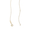 Thumbnail Image 2 of Diamond-Cut “Amor” Heart Pendant in 10K Tri-Tone Gold