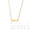 Thumbnail Image 3 of Rectangular “mama” Bar Necklace in 10K Gold