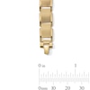 Thumbnail Image 2 of 8.0mm Ribbed Ribbon Link Bracelet in Hollow 10K Gold - 8.5"