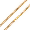 Thumbnail Image 1 of 5.3mm Diamond-Cut Franco Chain Necklace in Hollow 14K Two-Tone Gold - 22"