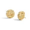 Thumbnail Image 1 of Woven Basket Stud Earrings in Solid 10K Gold