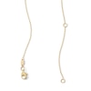 Thumbnail Image 2 of "Mom" and Heart Double Strand Necklace in Solid 10K Gold
