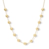 Thumbnail Image 1 of 6.0mm Bead Station Chain Necklace in 10K Gold