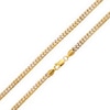 Thumbnail Image 1 of 3.0mm Diamond-Cut Franco Chain Necklace in Hollow 14K Two-Tone Gold