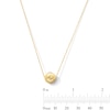 Thumbnail Image 2 of 10.0mm Bead Center Necklace in 10K Gold