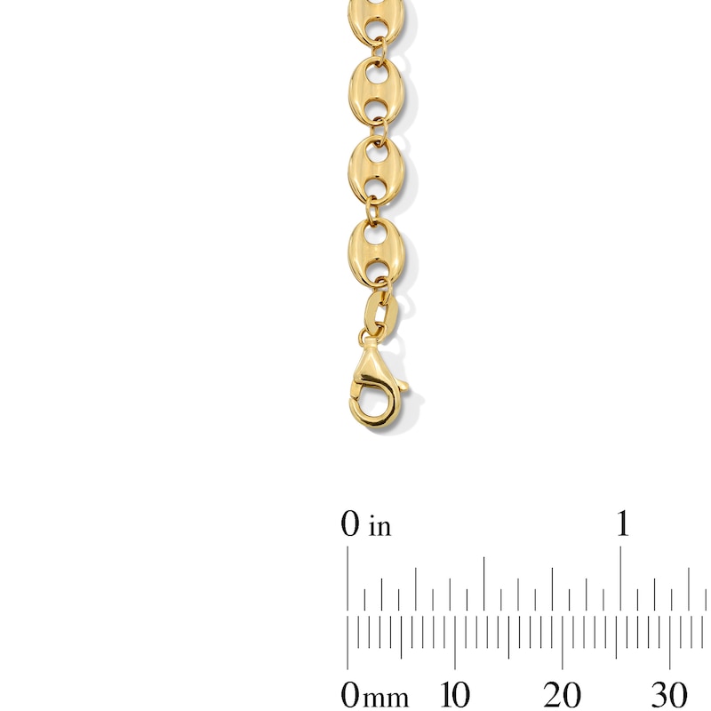 Main Image 2 of 5.0mm Puff Mariner Chain Bracelet in Hollow 14K Gold - 7.5"