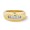 Thumbnail Image 1 of Men's 1/4 CT. T.W. Diamond Five Stone Nugget Band in 10K Gold - Size 10