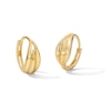 Thumbnail Image 1 of Tapered Huggie Hoop Earrings in Solid 10K Gold