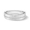 Thumbnail Image 1 of 5/8 CT. T.W. Black and White Diamond Channel-Set Band in 10K White Gold