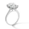 Thumbnail Image 3 of 6-1/2 CT. T.W. Oval Certified Lab-Grown Diamond Engagement Ring in 14K White Gold (F/VS2)