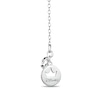 Thumbnail Image 2 of Enchanted Disney Villains Evil Queen Onyx, Garnet and Black Diamond Accent Dagger Necklace in Sterling Silver - 20"