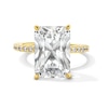 Thumbnail Image 1 of 6-1/4 CT. T.W. Radiant-Cut Certified Lab-Grown Diamond Engagement Ring in 14K Gold (F/VS2)