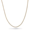 Thumbnail Image 1 of 3.5mm Diamond-Cut Ice Bead Chain Necklace in Solid 10K Two-Tone Gold