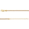 Thumbnail Image 2 of 3.5mm Diamond-Cut Ice Bead Chain Necklace in Solid 10K Two-Tone Gold