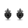 Thumbnail Image 7 of Enchanted Disney Villains Maleficent Onyx and Black Diamond Wings Pendant and Stud Earrings Set in Black Sterling Silver