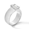 Thumbnail Image 2 of 2 CT. Emerald-Cut Certified Lab-Grown Diamond Solitaire Thick Shank Engagement Ring in 14K White Gold (F/VS2)