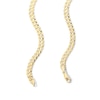 Thumbnail Image 2 of 6.9mm Flat Concave Curb Chain Necklace in Solid 14K Gold - 20”