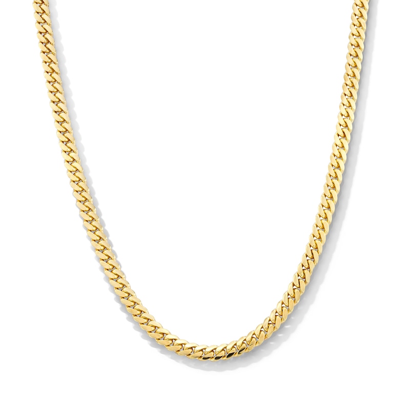 Main Image 1 of 5.94mm Miami Cuban Curb Chain Necklace in Solid 14K Gold - 20”