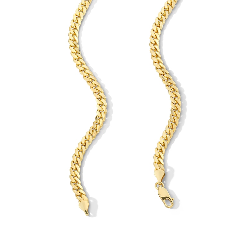 Main Image 2 of 5.94mm Miami Cuban Curb Chain Necklace in Solid 14K Gold - 20”