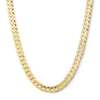 Thumbnail Image 1 of 9.5mm Flat Concave Curb Chain Necklace in Solid 14K Gold - 22”