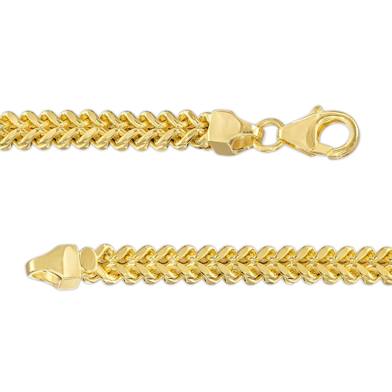 Main Image 3 of 4.0mm Franco Chain Bracelet in Hollow 14K Gold - 7.5”