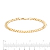 Thumbnail Image 4 of 6.8mm Miami Cuban Curb Chain Bracelet in Hollow 14K Gold - 7.5"