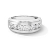Thumbnail Image 1 of 1-1/2 CT. T.W. Diamond Seven Stone Stepped Edge Band in 10K White Gold
