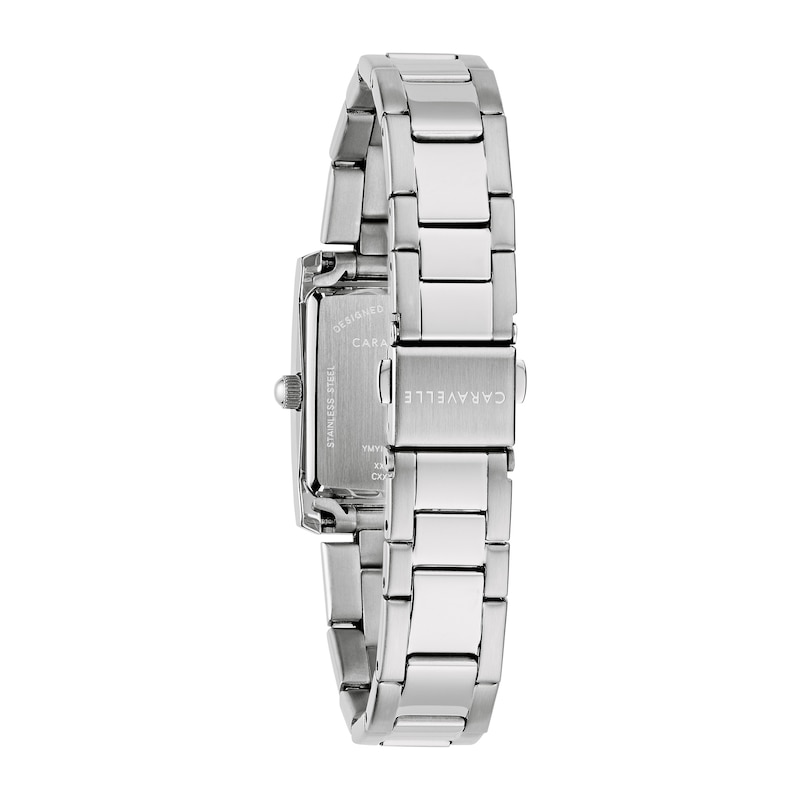 Main Image 3 of Ladies' Caravelle by Bulova Classic Dress Watch with Rectangular Pink Dial (Model: 43L224)