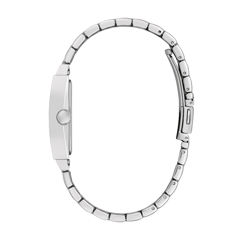 Main Image 2 of Men's Caravelle by Bulova Modern Diamond Accent Watch with Tonneau Navy Blue Dial (Model: 43D108)