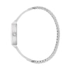 Thumbnail Image 2 of Ladies' Caravelle by Bulova Modern Crystal Accent Bangle Watch with Tonneau Light Blue Dial (Model: 43L223)